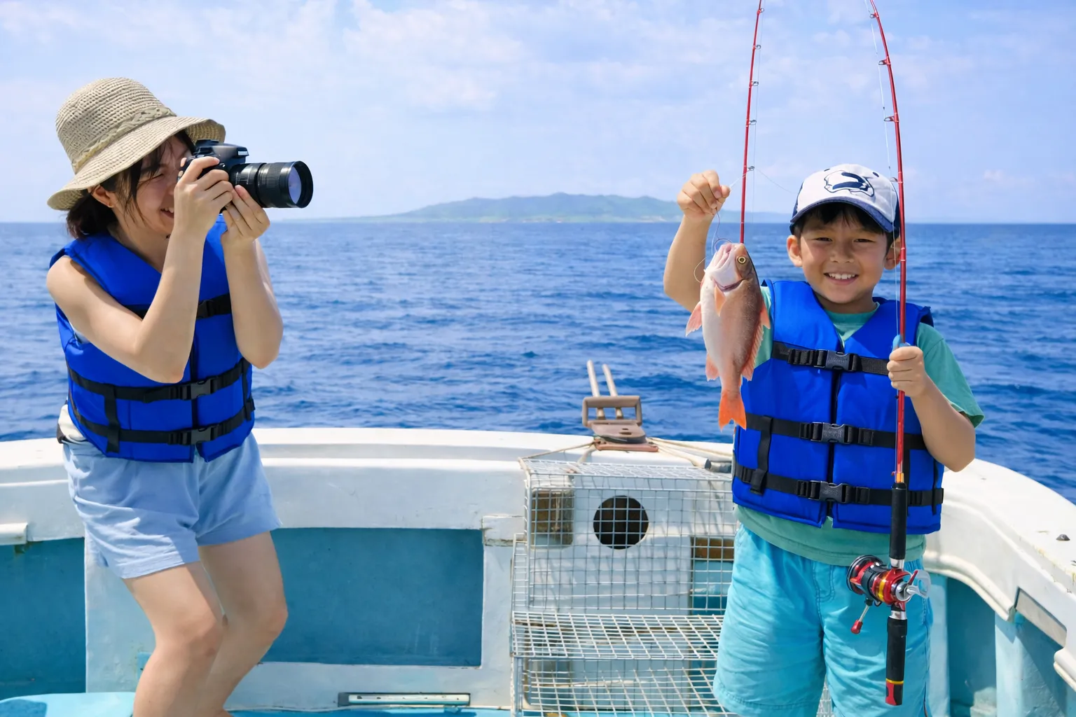 旬の魚をフィッシング