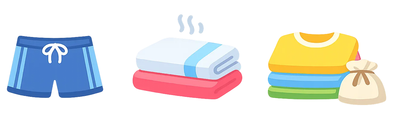 水着/タオル/着替え